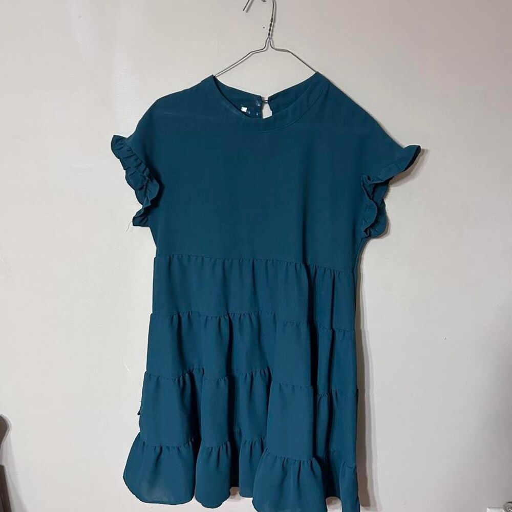Shein Women's Green Dress